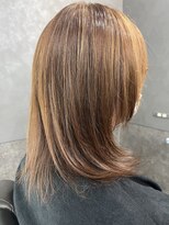 トリニティ(TRINITY)&nbsp;透け感重視☆ハイライトonマロンベージュ♪