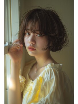 ラナ 新宿(lana) レイヤーボブ/顔まわり/レイヤーカット/【lana hair 新宿】