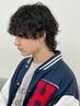メンズカット+眉毛カット+ツイスト/波巻きパーマ ￥11,500