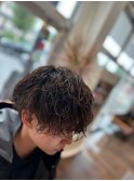 ツイストスパイラル×美シルエットのマッシュスタイル