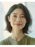 結べるミディアムボブ