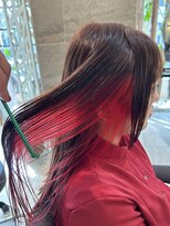 エコル(ekolu)&nbsp;レッドインナーカラー／20代/30代／40代