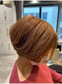 スッキリまとまるショートヘア