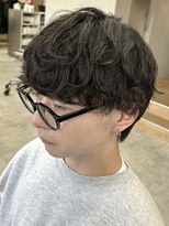 ラヴィズムバイフィフス(LUVISM by fifth) 新潟万代シャドウパーマメンズマッシュウルフ波巻きパーマ30代