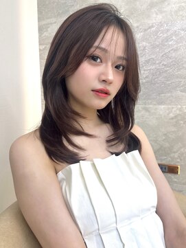 ロンドフルール 大宮東口(Lond fleur) ミニウルフレイヤーカット顔周りカット前髪カット韓国ロング池袋