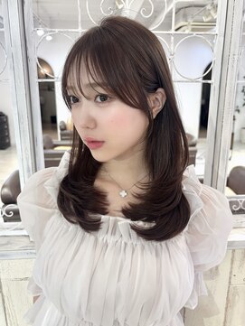 リコバイアフロート(riko by afloat) レイヤーカット/ヘアセット/韓国/髪質改善[stylist竹田]