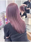 ★ブリーチカラーハイトーンカラーラベンダーピンクベージュ30代