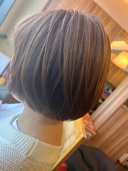 センティール(SENTIR)の写真/【芦屋/完全予約制】いつまでも綺麗でいられるように…グレイカラーでも明るく理想の仕上がりに。