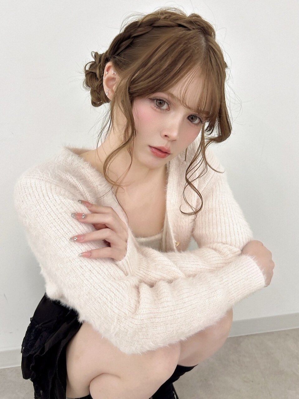 ミルクティー×ピンク YUKI：L184731427｜ユーフォリア 渋谷グランデ