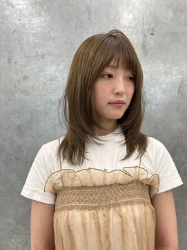 バサ 江古田店(BASSA) 【Kansaku】明るめベージュカラー×レイヤー