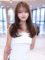 ハバナ 横浜(HAVANA)&nbsp;髪質改善/レイヤーカット/ココアベージュ/顔まわりカット