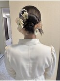袴ヘア、リボンシニヨン★