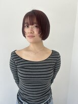 ロコ ファンデーション(LOCO FOUNDATION)&nbsp;チェリーレッド×ショートボブレイヤー