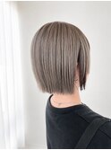 &nbsp;&nbsp;&nbsp;髪質改善ケアカラー×ハイトーンボブ