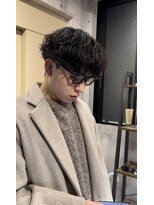 アドレスサーティーン(Address13)&nbsp;シャドウパーマ[大阪/梅田/メンズパーマ/シャドウパーマ]