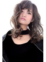 ミエルヘアーエスト 新宿店(mielhair est)&nbsp;無造作ぼさかわミディ【miel hair 新宿3号店】