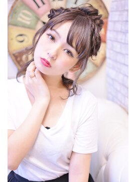 メイズ(MAZE) 【メイズ東中野・鍛原志行】編みこみハーフおだんご