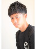 ショートレイヤーサイドパートショートワイルドツーブロック