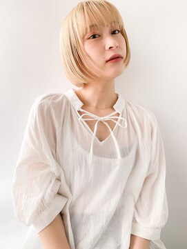 ヴェルダ 池袋店(verda) 肌に透明感が増すカラーとナチュラルに決まるボブ*fukuda