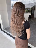 ナンバー(number+)&nbsp;透明感カラー★ダブルカラーブリーチミルクティーベージュ