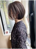 癖毛、多毛でも収まるショートボブスタイル☆