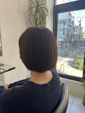 オトロ 自由が丘奥沢(Otro) 前髪/マチルダボブ/ピンクベージュ/インナーグレージュ/自由が丘