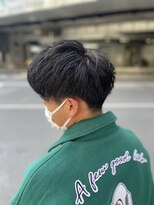 ヒロギンザ 神田店(HIRO GINZA)&nbsp;ツイスパアップバングスタイル