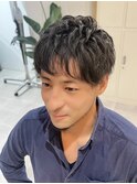 束感メンズカット