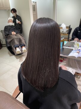 フォルテ 横浜店(FORTE) イメチェン、チェリーブラウン、フェミニン、ダークアッシュ