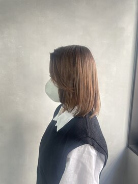 エイト プラット 渋谷2号店(EIGHT plat) 韓国風レイヤーカット　透明感カラー