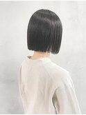 ぱつっとボブ　20代30代40代ヘア　小顔　大阪ボブ　梅田