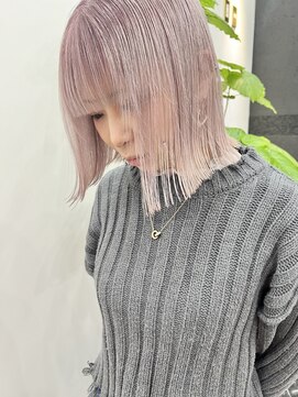 チュダック(ChuDuck) 韓国風《ペールピンク》ハイトーン/ケアブリーチ/ダブルカラー