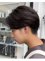 ショット 茨木(SHOT)&nbsp;ニュアンスパーマ/毛流れパーマ/センターパート