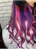ユニコーンカラー　ピンク　バイオレット　zinaタナカユウタ