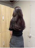 ブリーチなしパープルカラー