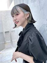 ロンド ジュルード 名古屋(Lond jeloud)&nbsp;ショート ボブ インナーカラー 韓国風41101