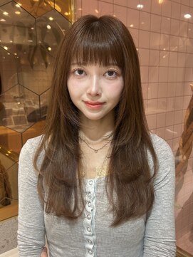 ルームバイシー 新宿(Loom. by Sea) 小顔レイヤーカット×ブリーチ無しダブルカラー
