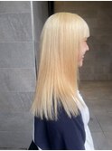 【snuw mina】レイヤーカット/ブランドヘア/ブリーチカラー