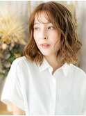 ゆるふわエアリーミディアム細めハイライトa川口20代30代40代