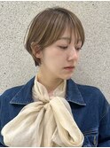 【SATSUKI】コンパクトショート / ハイライトベージュ