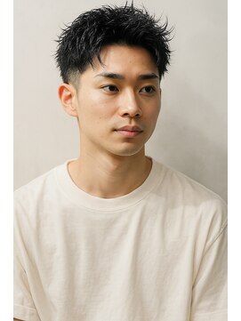 ケアシンサイバシ(CARE shinsaibashi) アップバング×束感ハネ感ショート
