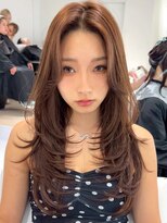 グロウ 恵比寿(grow) 韓国風ミルクティーグレージュカラーベージュブラウン