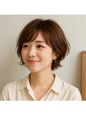 軽やかショートボブ 20代 30代 40代 50代 60代 髪質改善 学割