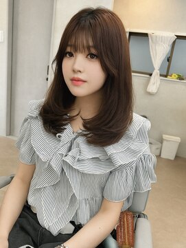 シエテ 津田沼(Siete) ミディアムヘア/暗めカラー/グランマッシュ/津田沼/韓国/カラー