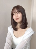 ウェイズトウキョウ 新宿店(Ways TOKYO)&nbsp;ミディアムレイヤー/レイヤーカット/ショコラブラウン/前髪