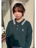 ニュアンスパーマ×ショート