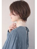 30代　40代　50代　エアリーショート　前髪長めショート　小顔