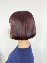 リシャルム 新保店(Re charme)&nbsp;【ツヤのあるシルエット】ボブカット×カラー