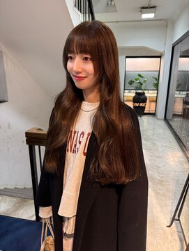 アクシス 栄店(`AXIS) イメチェン/ピンクベージュ/アンブレラカラー/前髪/栄矢場町