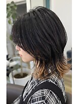 ヘアアトリエ ナイン(hair atelier nine)&nbsp;ダークパープル/ナチュラルショート/夏のヘアアレンジ/福島市